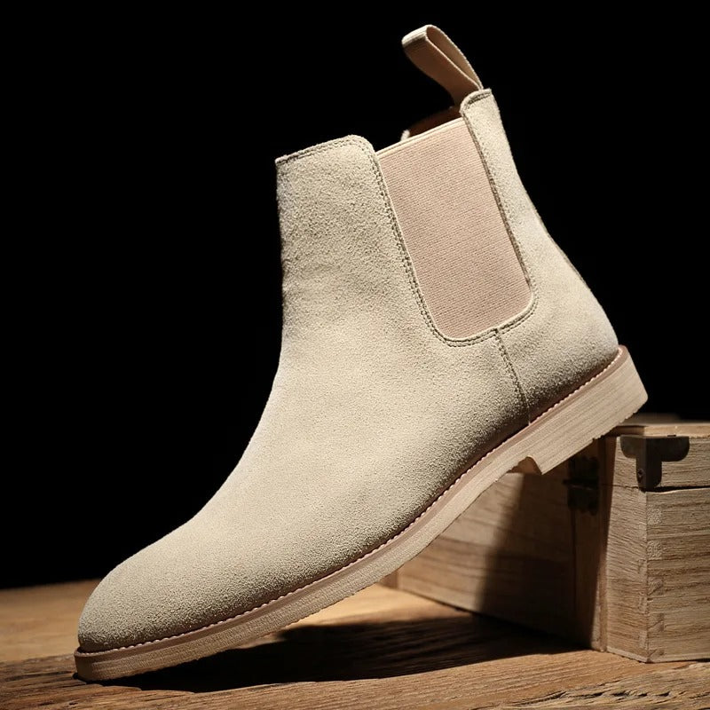 Armendo - Suede Chelsea Boots-15550769922421-Mirella Fiore