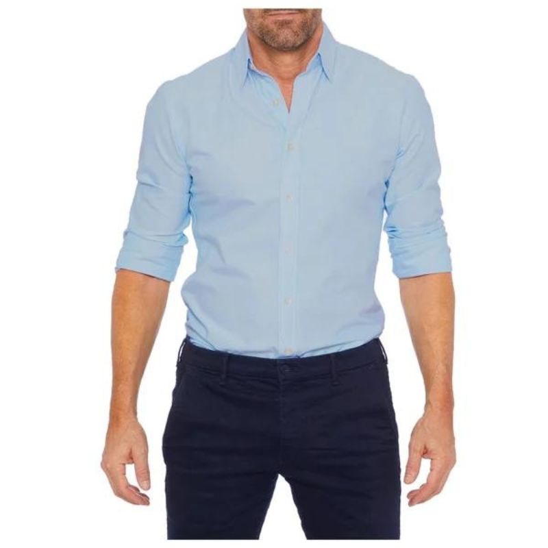 Aston - Wrinkle Free Shirt With Zip-15553985741173-Mirella Fiore