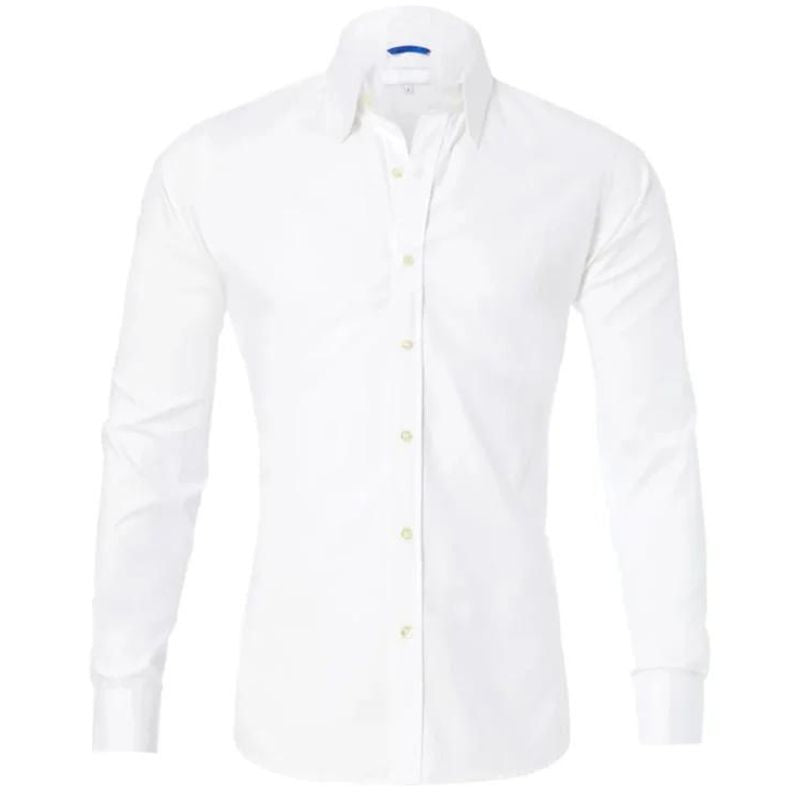 Aston - Wrinkle Free Shirt With Zip-15553985741173-Mirella Fiore