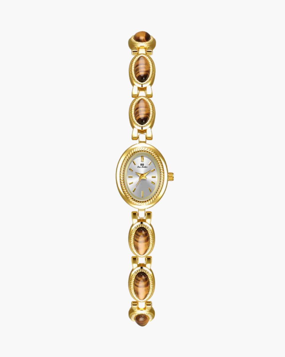 Aurore – Tiger-eye accents – Vintage watch-15233937441141-Mirella Fiore