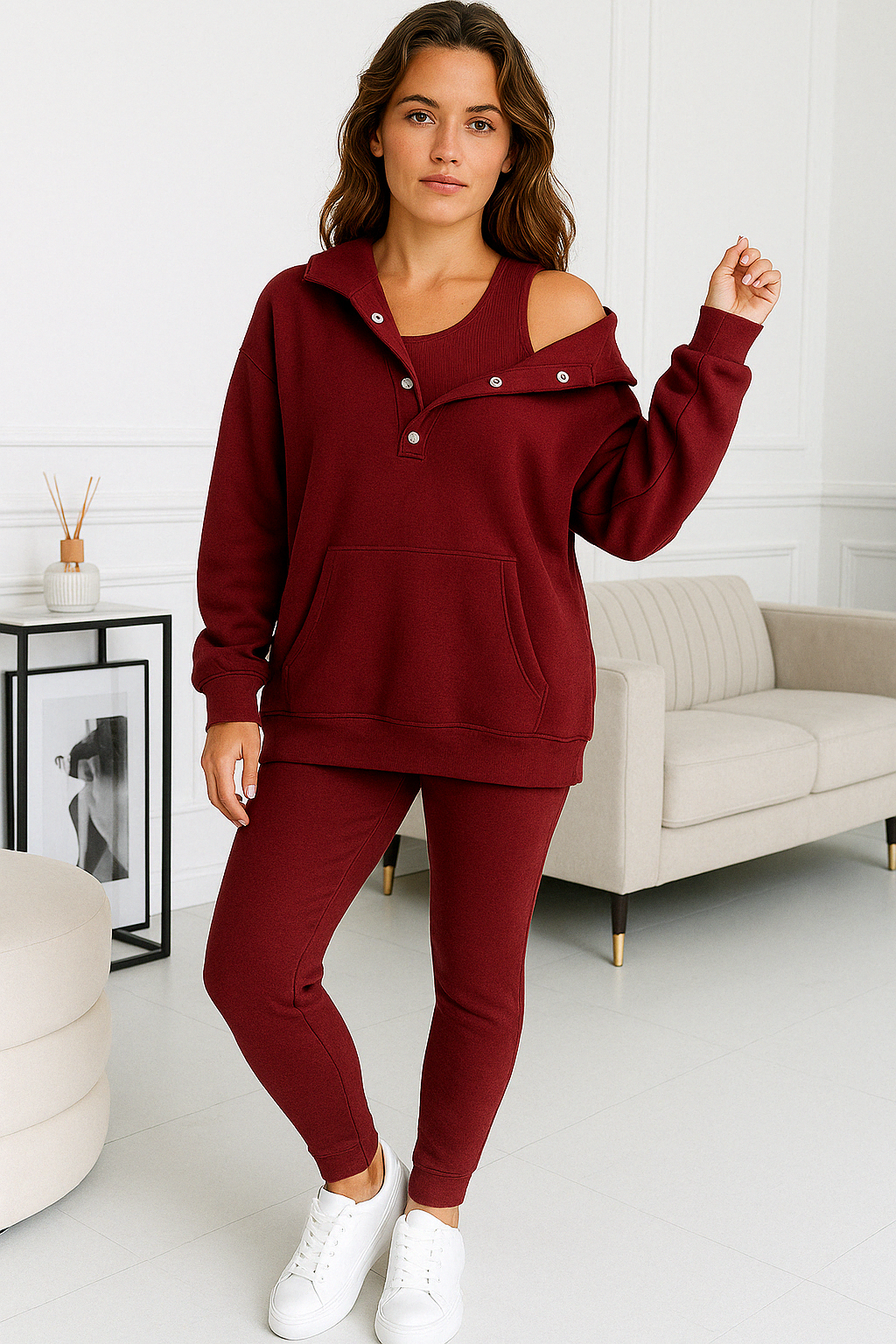 Ava Soft Lounge Outfit Set-15549009035637-Mirella Fiore
