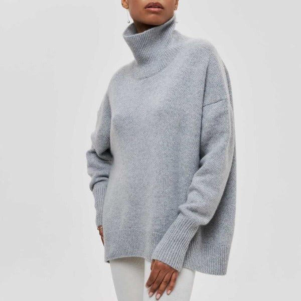 Avery - High Neck Pullover-15550696653173-Mirella Fiore