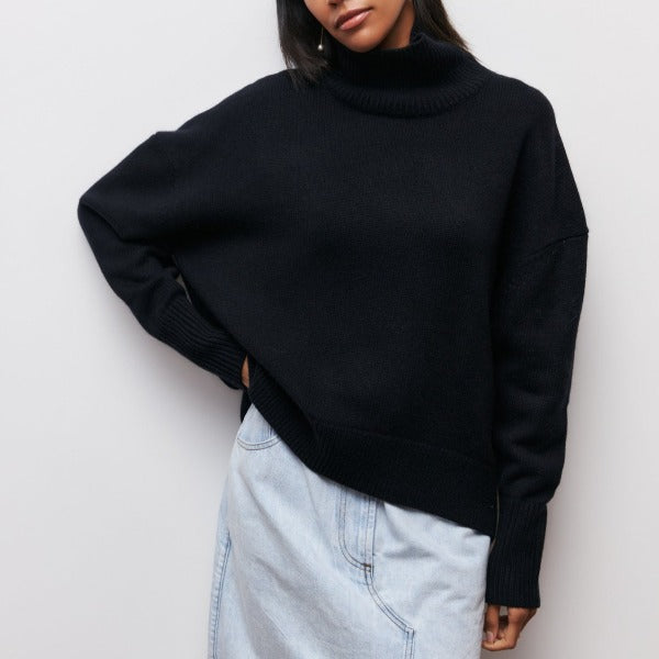 Avery - High Neck Pullover-15550696653173-Mirella Fiore