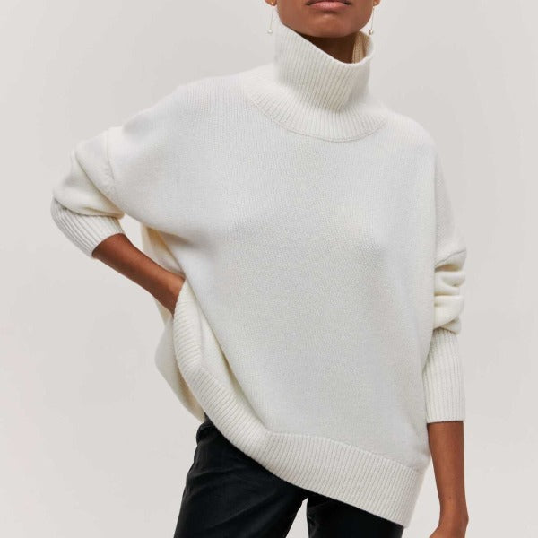Avery - High Neck Pullover-15550696653173-Mirella Fiore