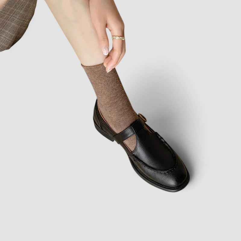 Avery – Orthopaedic Square-Toe Mary Jane Shoes-15519662145909-Nancy & Mae Savannah