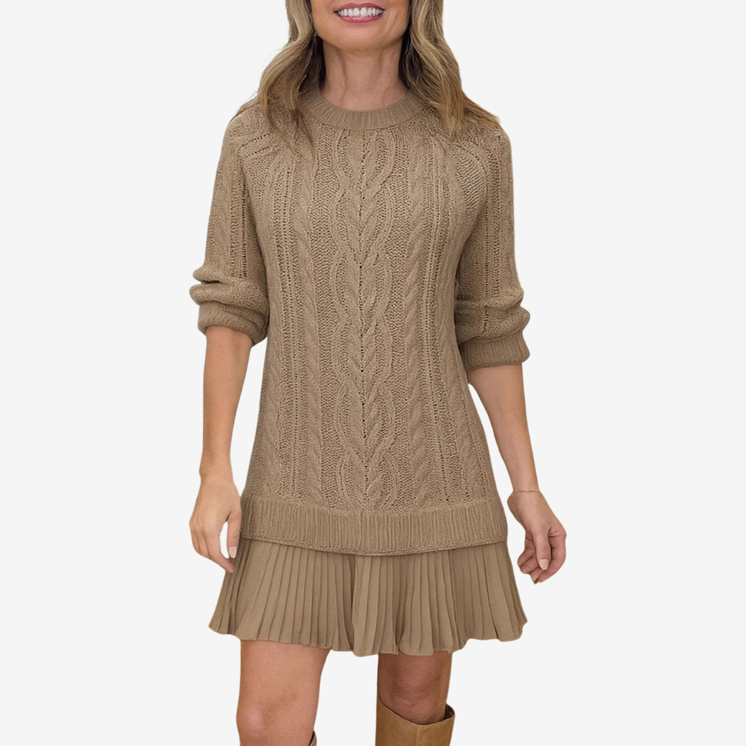 BEA - Knitted Sweater Dress-15519827067253-Mirella Fiore