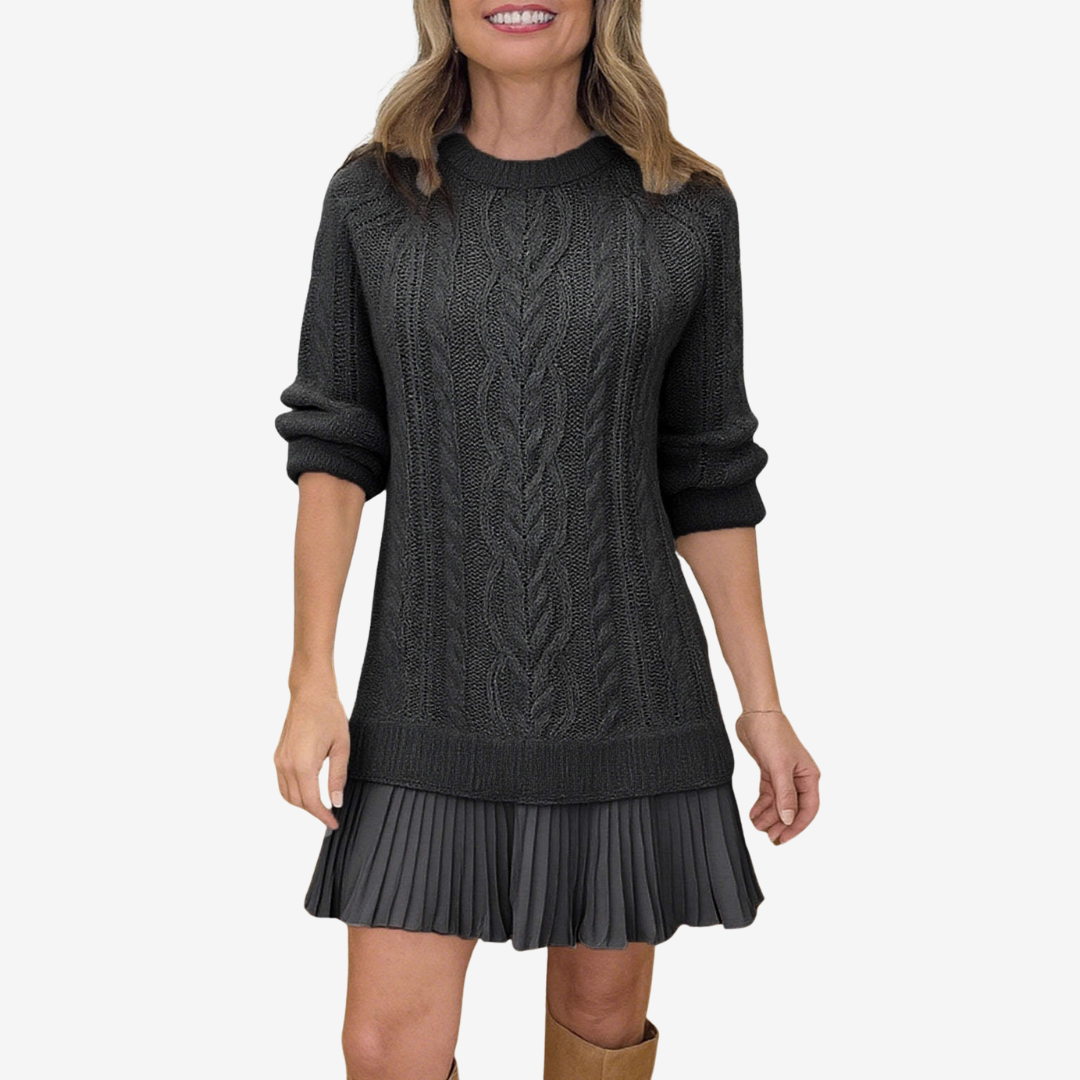 BEA - Knitted Sweater Dress-15519827067253-Mirella Fiore