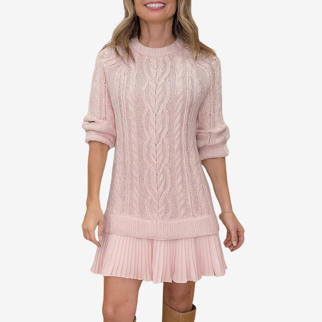 BEA - Knitted Sweater Dress-15519827067253-Nancy & Mae Savannah
