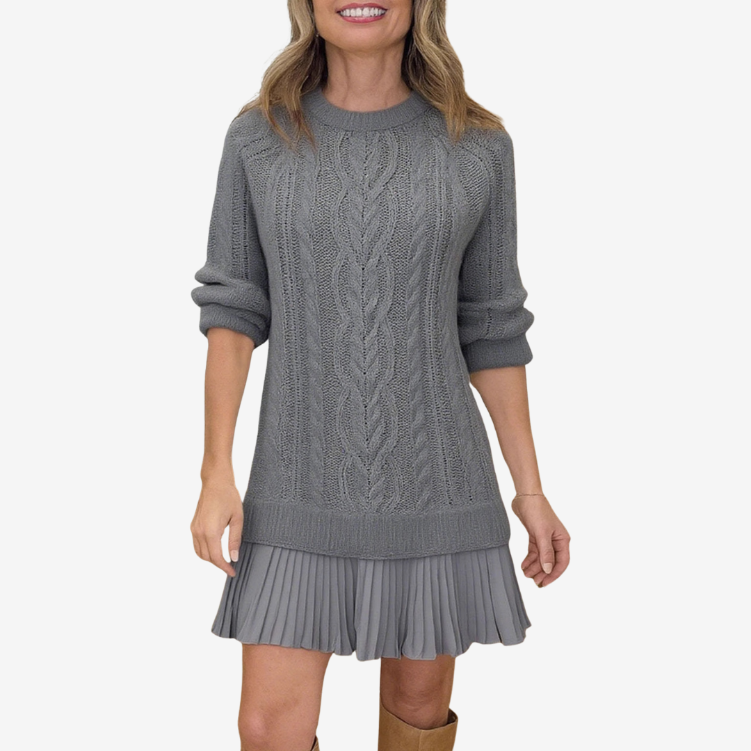BEA - Knitted Sweater Dress-15519827067253-Nancy & Mae Savannah