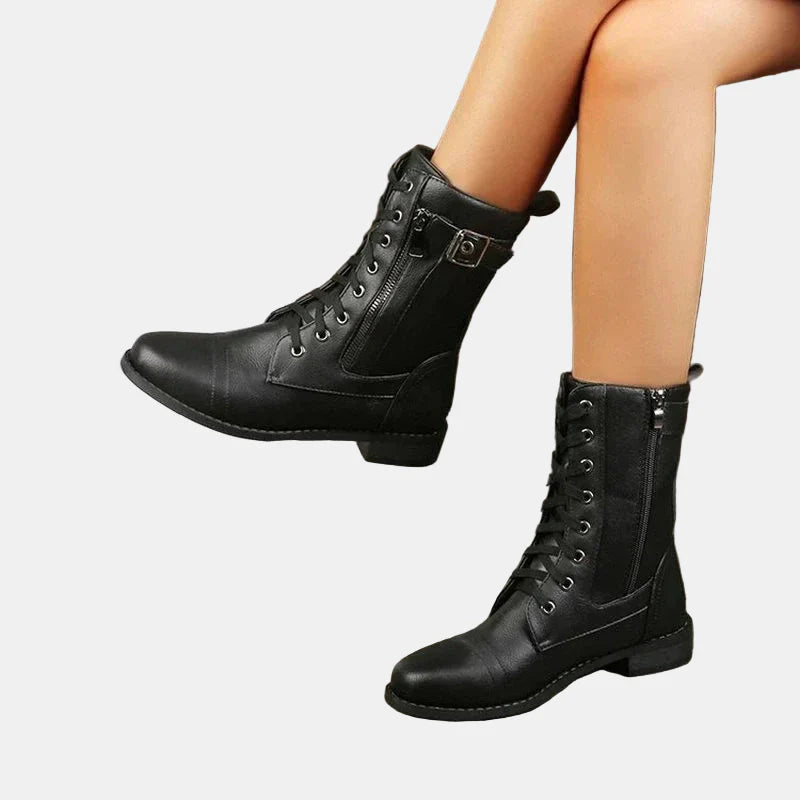 Bailey - Round Toe Fall Boots-15520005554549-Mirella Fiore