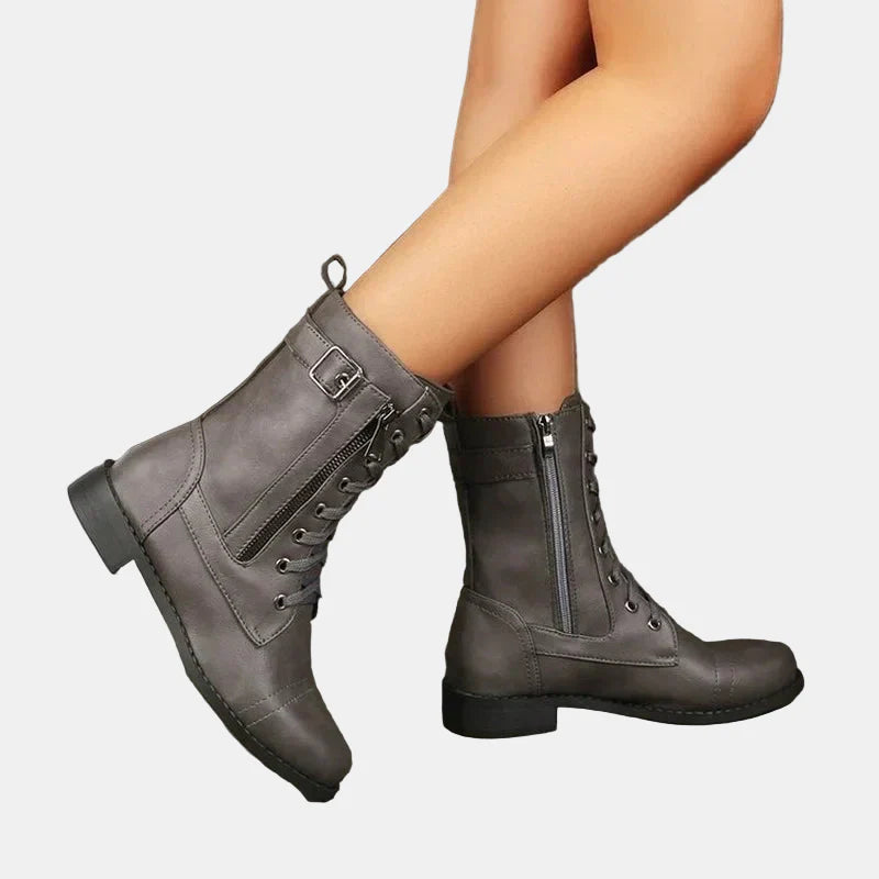 Bailey - Round Toe Fall Boots-15520005554549-Mirella Fiore