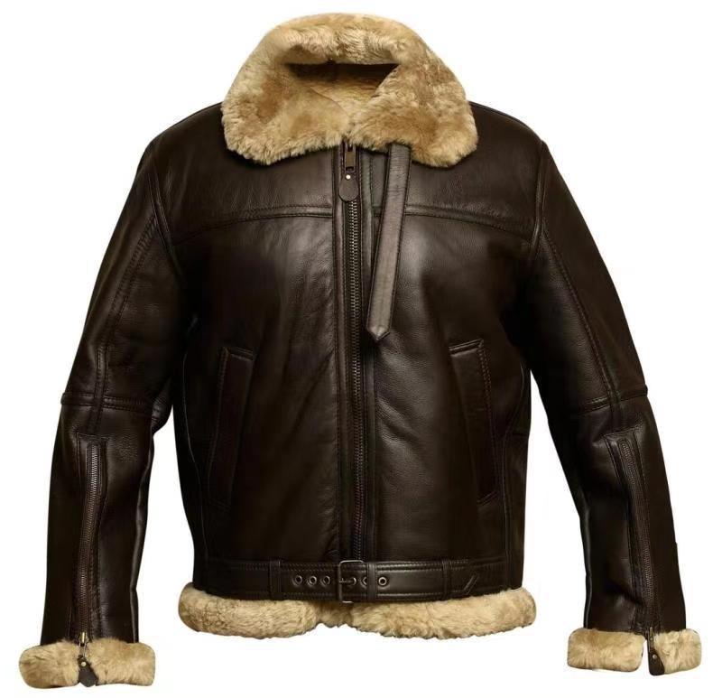Balboa - Premium Sheepskin Leather Jacket-15553975976309-Mirella Fiore
