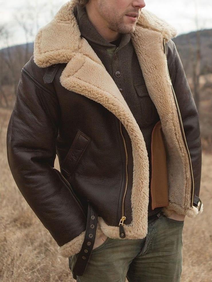 Balboa - Premium Sheepskin Leather Jacket-15553975976309-Mirella Fiore
