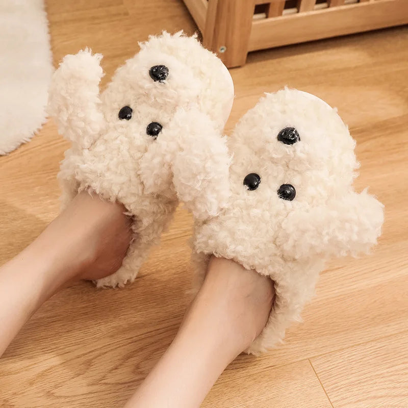 Bea - Fluffy Paws Slippers-15553287291253-Mirella Fiore