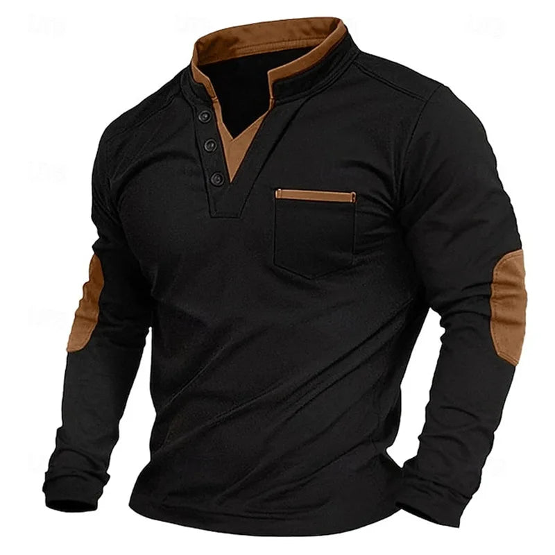 Bellagio - Men's V-Neck Sweatshirt-15553975353717-Nancy & Mae Savannah