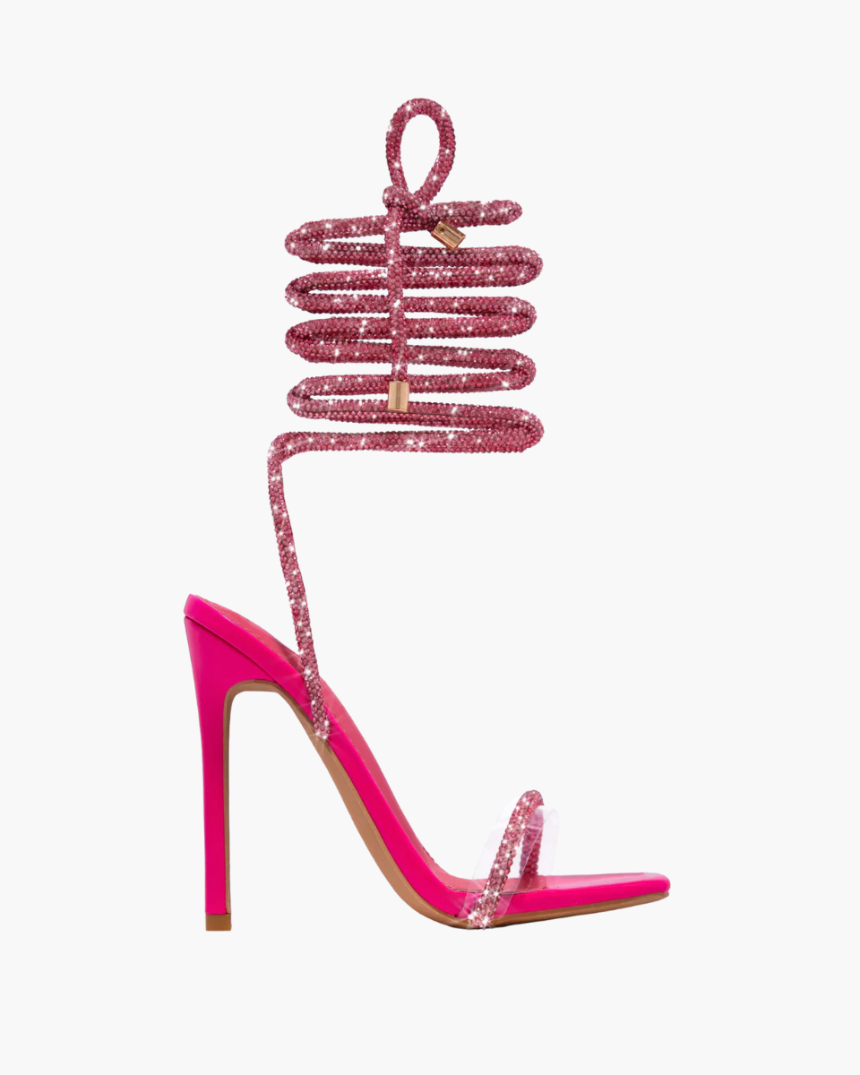 Bellezza – Embellished straps – Lace-up stiletto heels-15133991403893-Nancy & Mae Savannah