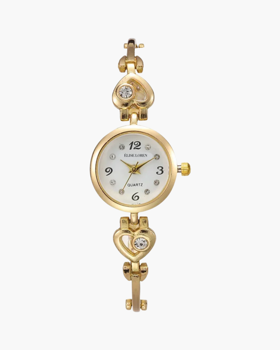 Bellina Amour – Heart-inspired design – Bracelet watch-15233937244533-Nancy & Mae Savannah