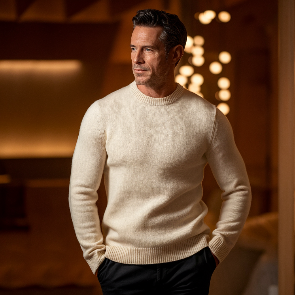 Belmont - Knitted Crewneck-15553987084661-Mirella Fiore