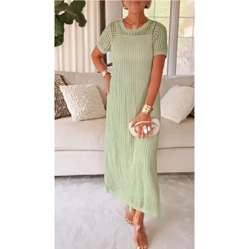Bethany - Cut-Out Long Maxi Dress + Free Inner Dress-15553261994357-Mirella Fiore