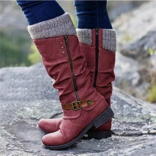 Beverly - Leather Boots-15548991668597-Mirella Fiore