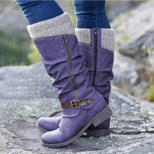 Beverly - Leather Boots-15548991668597-Mirella Fiore