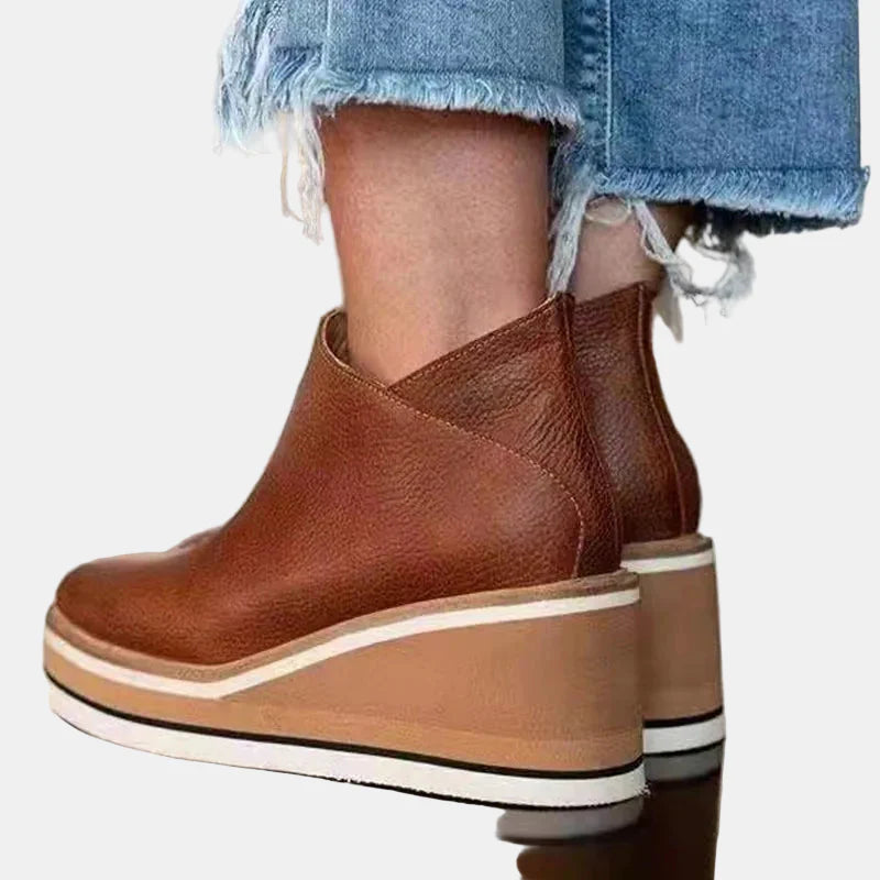 Brooklyn - Elegant Heeled Ankle Boots-15520005292405-Mirella Fiore