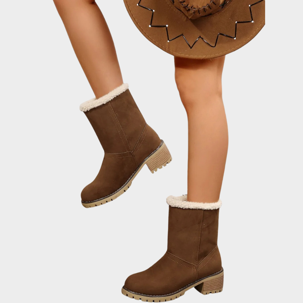 Brynn - Mid-Heel Winter Boots-15520006308213-Mirella Fiore