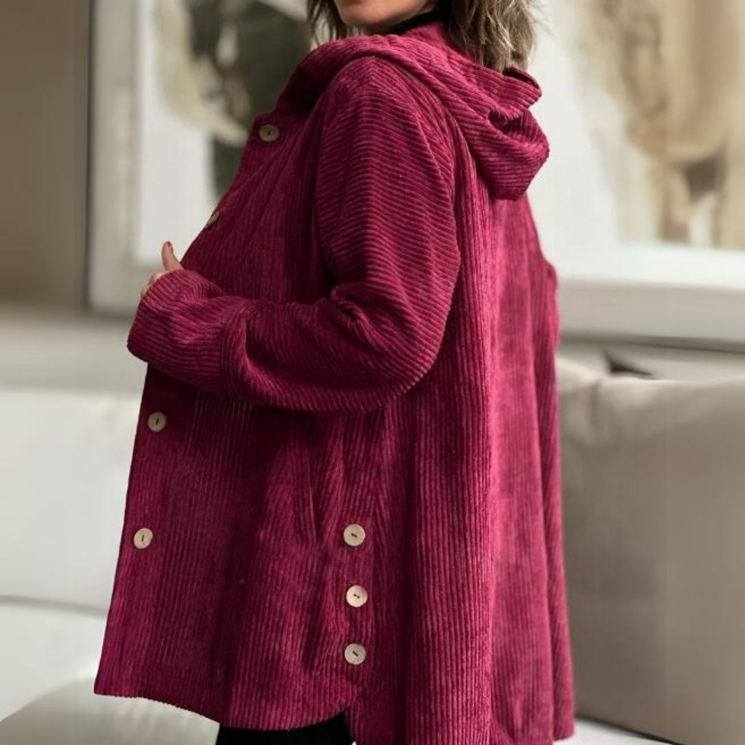 CALLISTA - Elegant Ribbed Jacket-15519825887605-Mirella Fiore