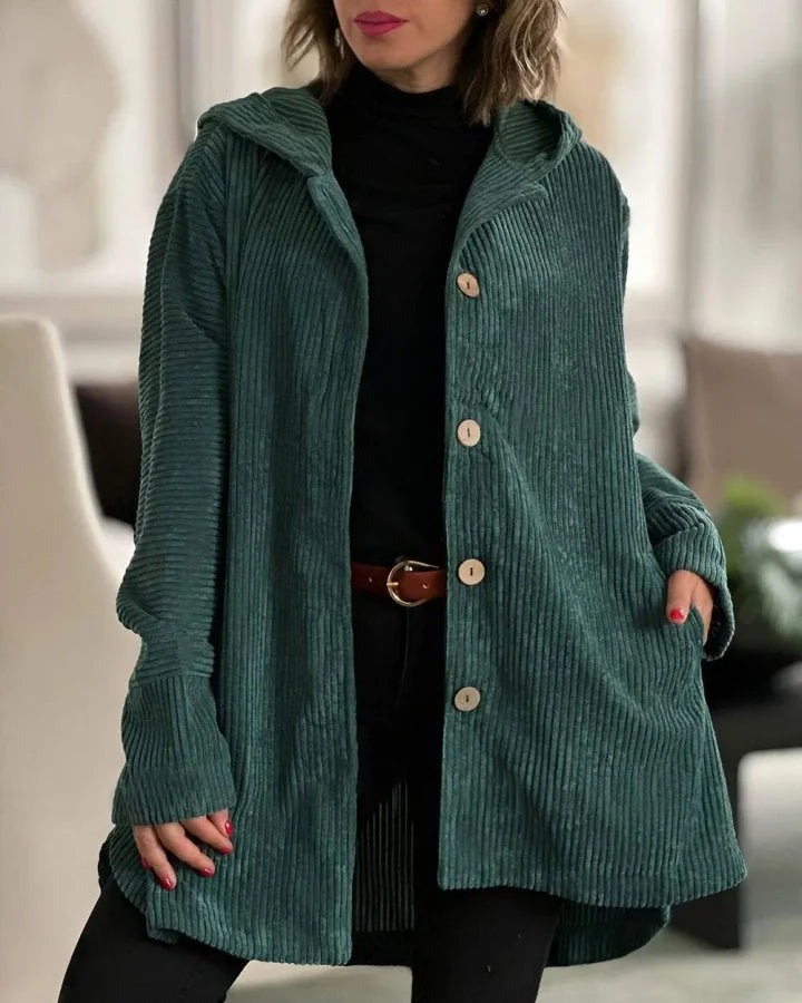 CALLISTA - Elegant Ribbed Jacket-15519825887605-Mirella Fiore