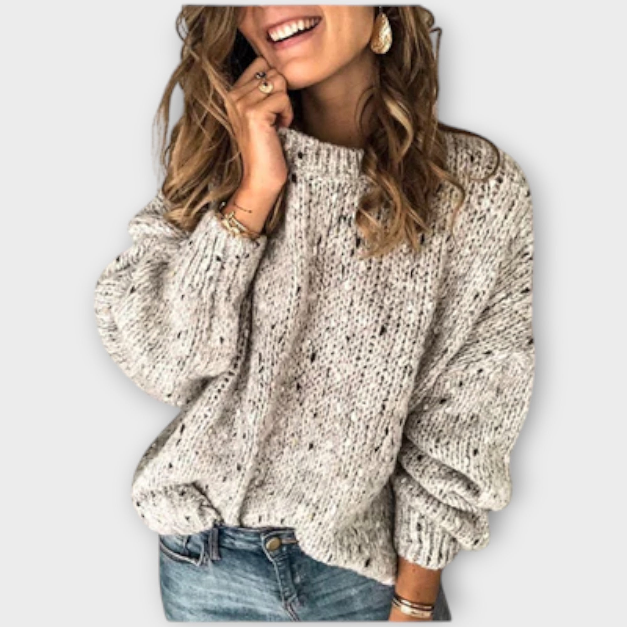 CAMELINE - Stylish Casual Sweater-15519827722613-Nancy & Mae Savannah