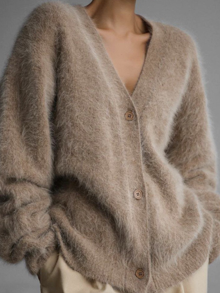 CELESTE - LUXE FUZZY CARDIGAN-15549013393781-Mirella Fiore