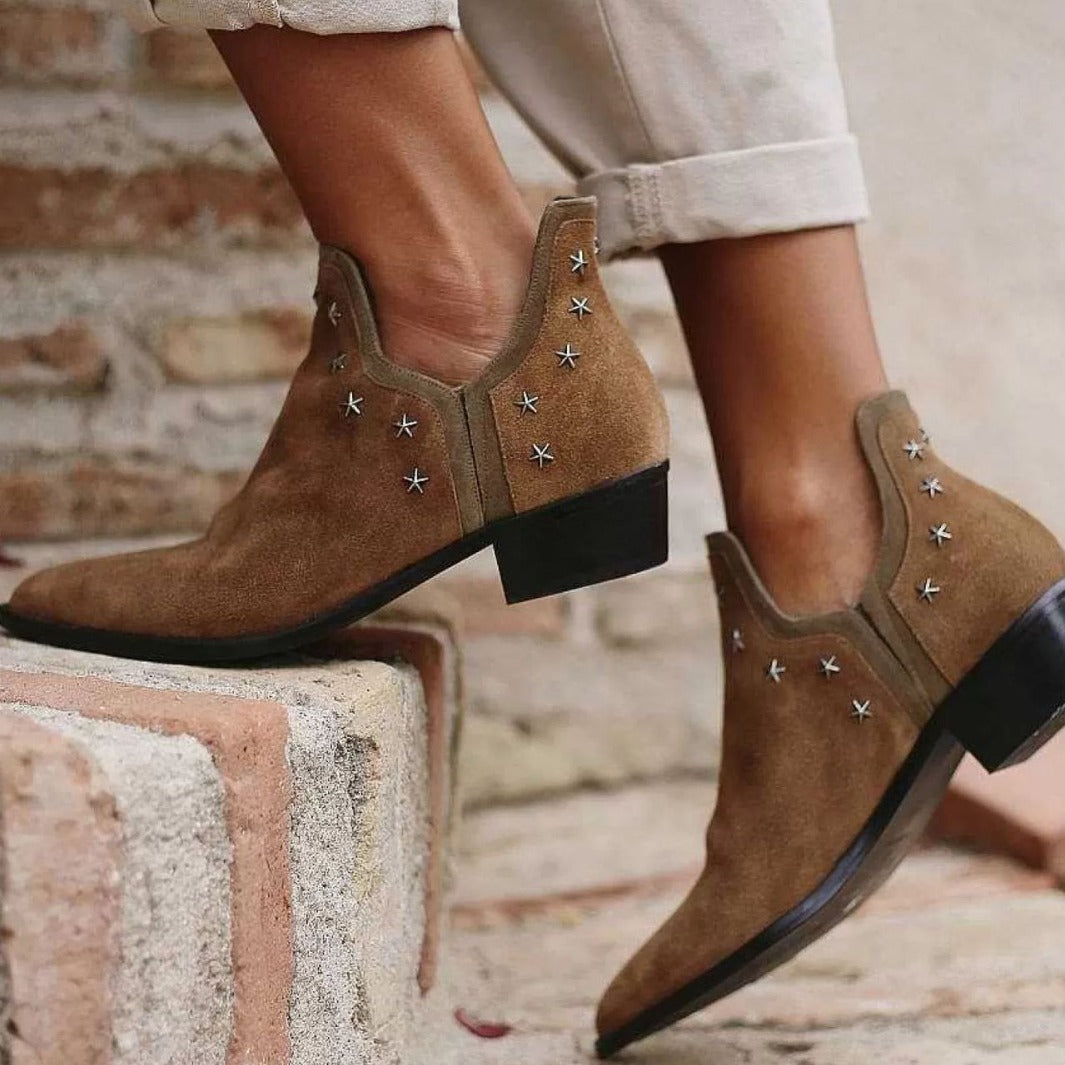 COLENE - WESTERN BOOTS WITH STUDS-15549134209397-Mirella Fiore