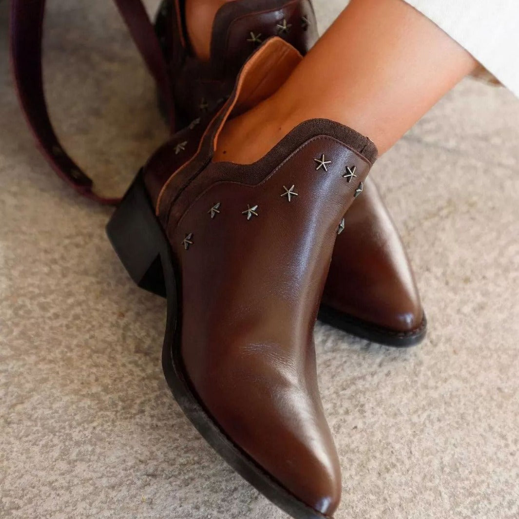COLENE - WESTERN BOOTS WITH STUDS-15549134209397-Mirella Fiore