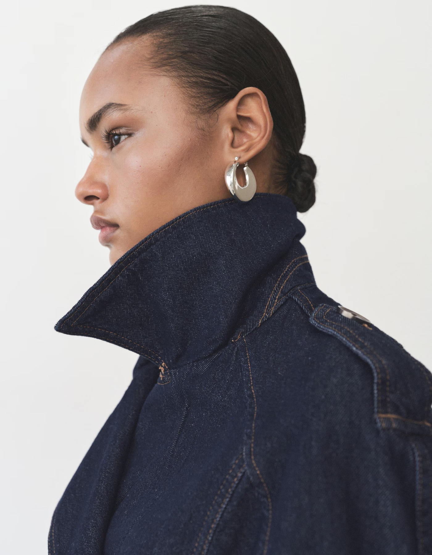 Carmela – Structured denim – Belted trench jacket-15448957780341-Mirella Fiore