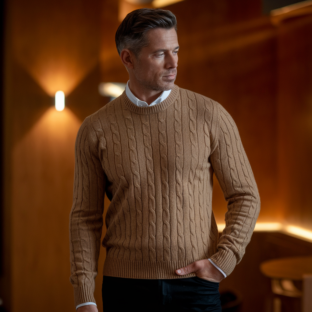 Carter - Cashmere Cable Knit Sweater-15553986691445-Mirella Fiore