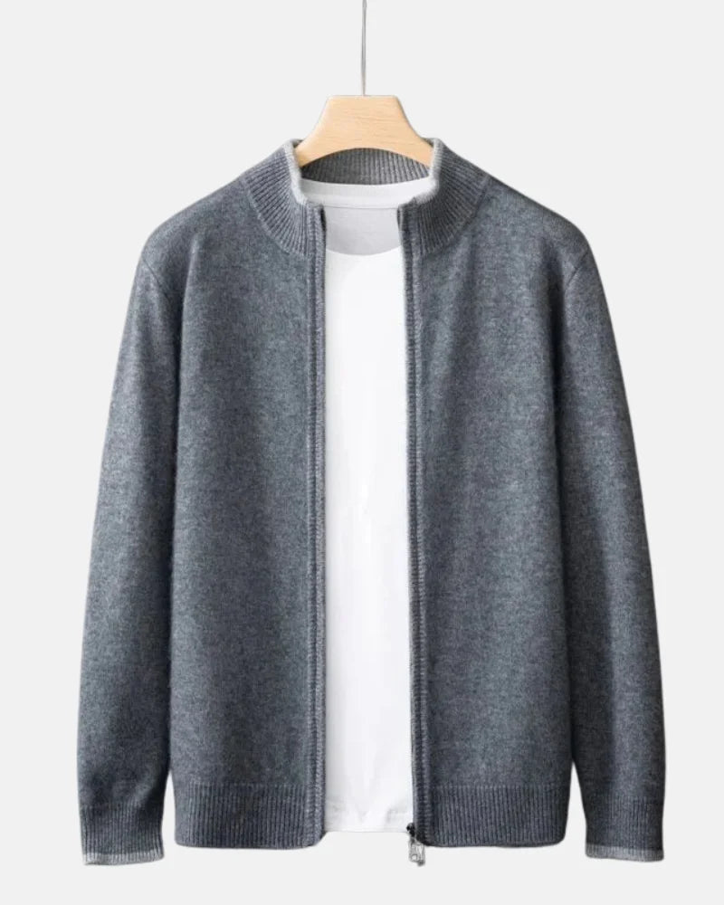 Cashmere Zip Jacket-15553976435061-Mirella Fiore