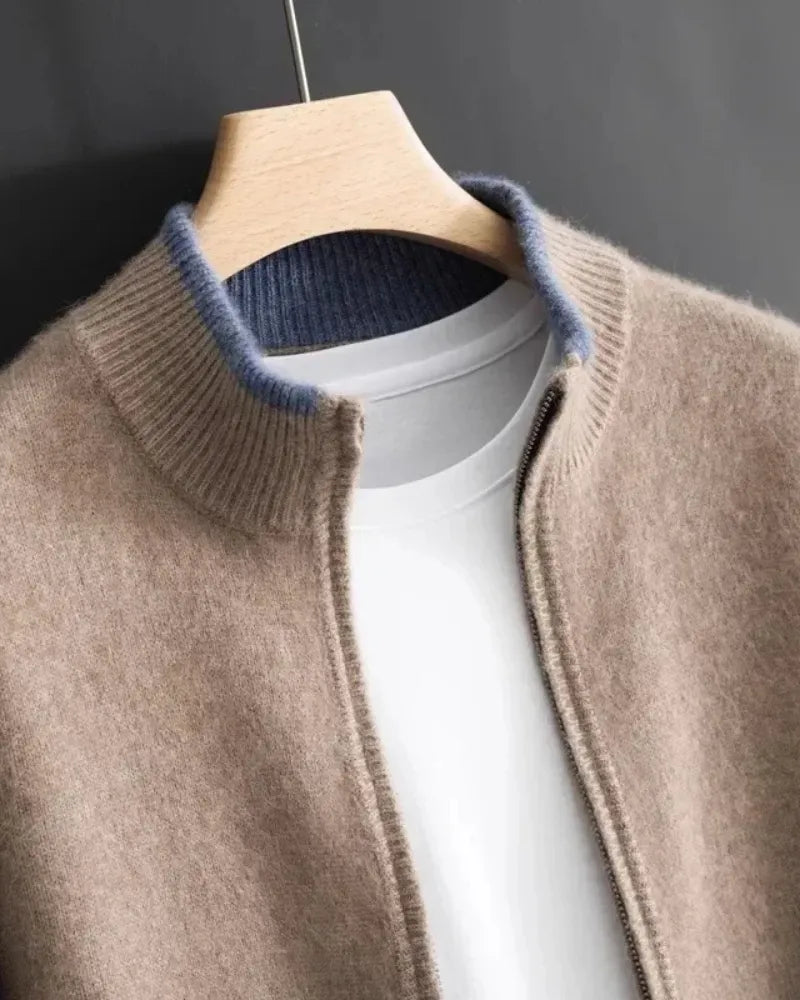 Cashmere Zip Jacket-15553976435061-Mirella Fiore