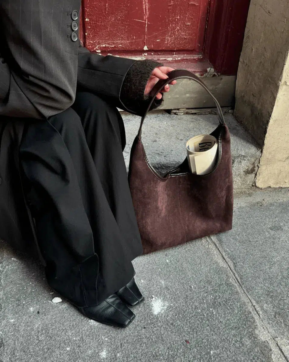 Cassia – Versatile timeless design – Suede bag-15133572071797-Nancy & Mae Savannah