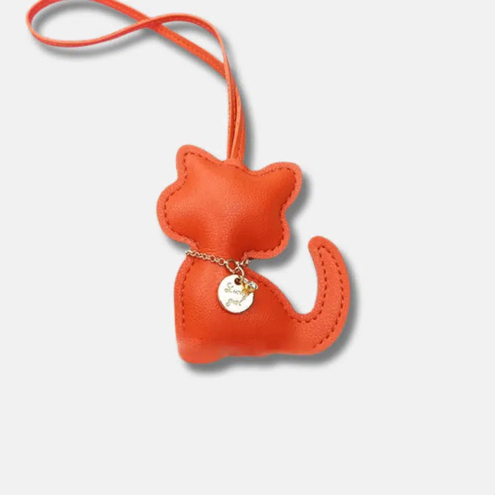 Cat – Playful cat design – Bag charm-15133605953909-Nancy & Mae Savannah