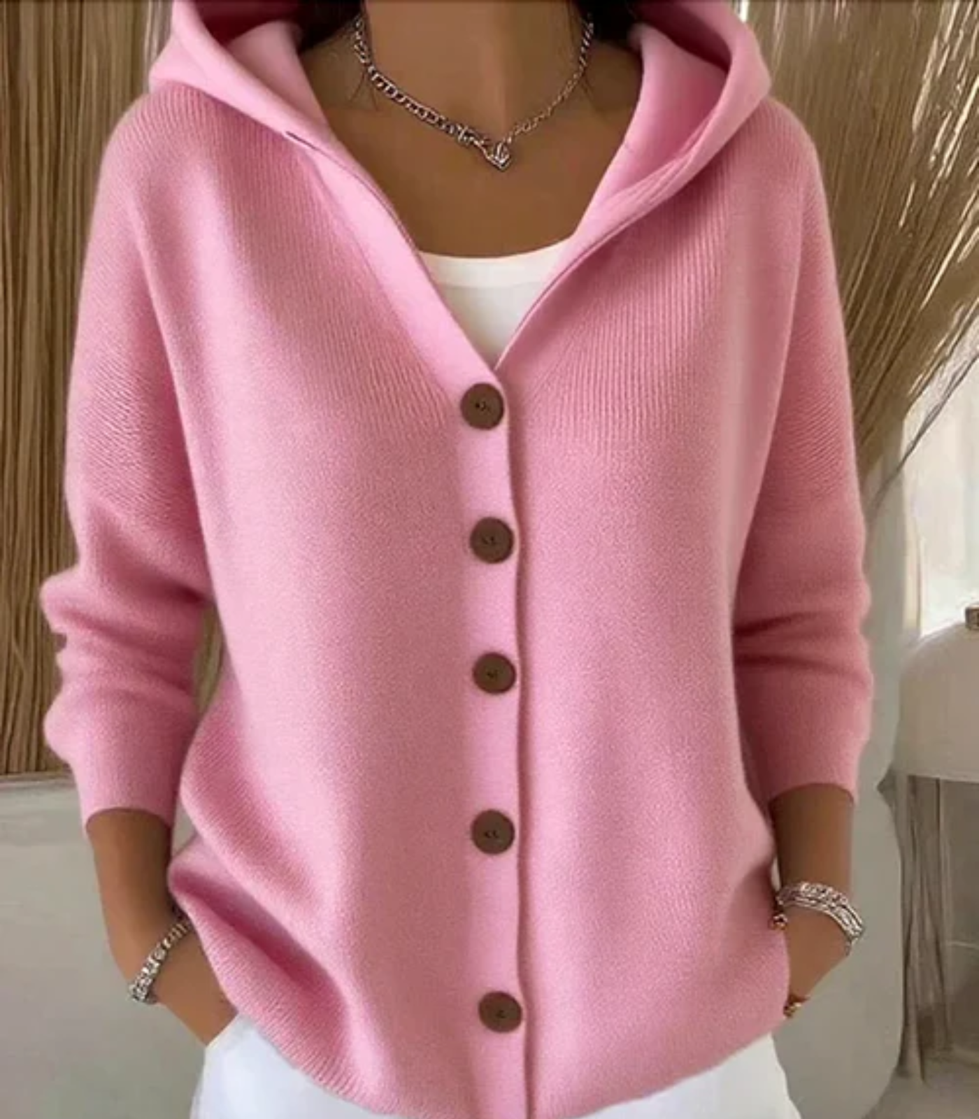 Celeste – Soft Hooded Knit Cardigan for Effortless Everyday Comfort-15521326924149-Mirella Fiore
