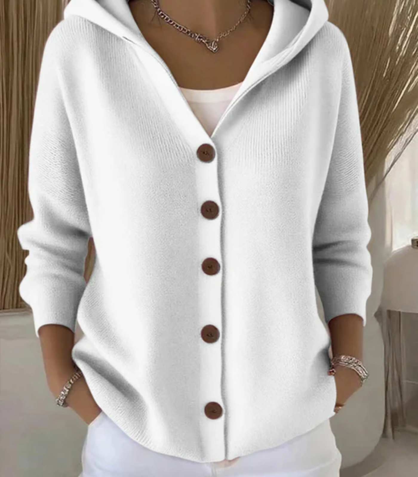 Celeste – Soft Hooded Knit Cardigan for Effortless Everyday Comfort-15521326924149-Nancy & Mae Savannah