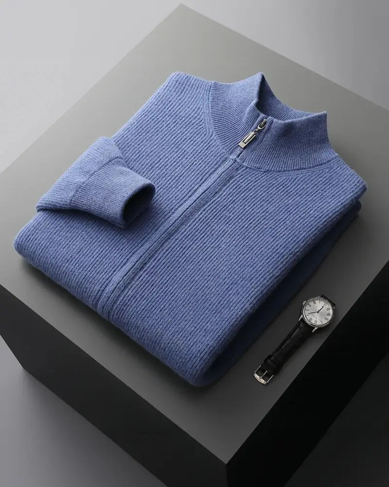 Charles Cashmere Zip Sweater-15553981481333-Nancy & Mae Savannah