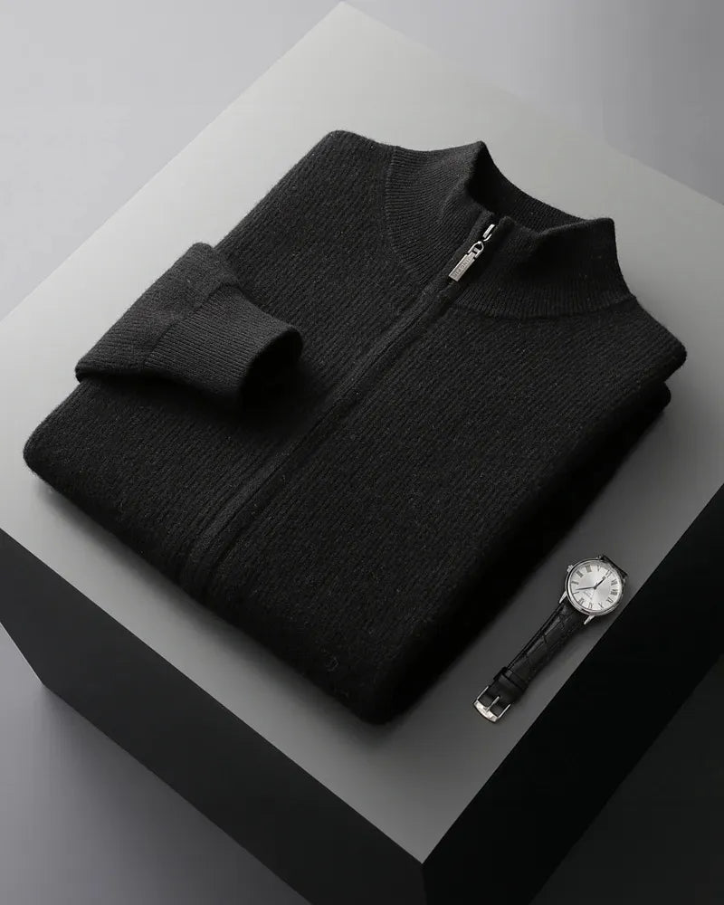 Charles Cashmere Zip Sweater-15553981481333-Nancy & Mae Savannah