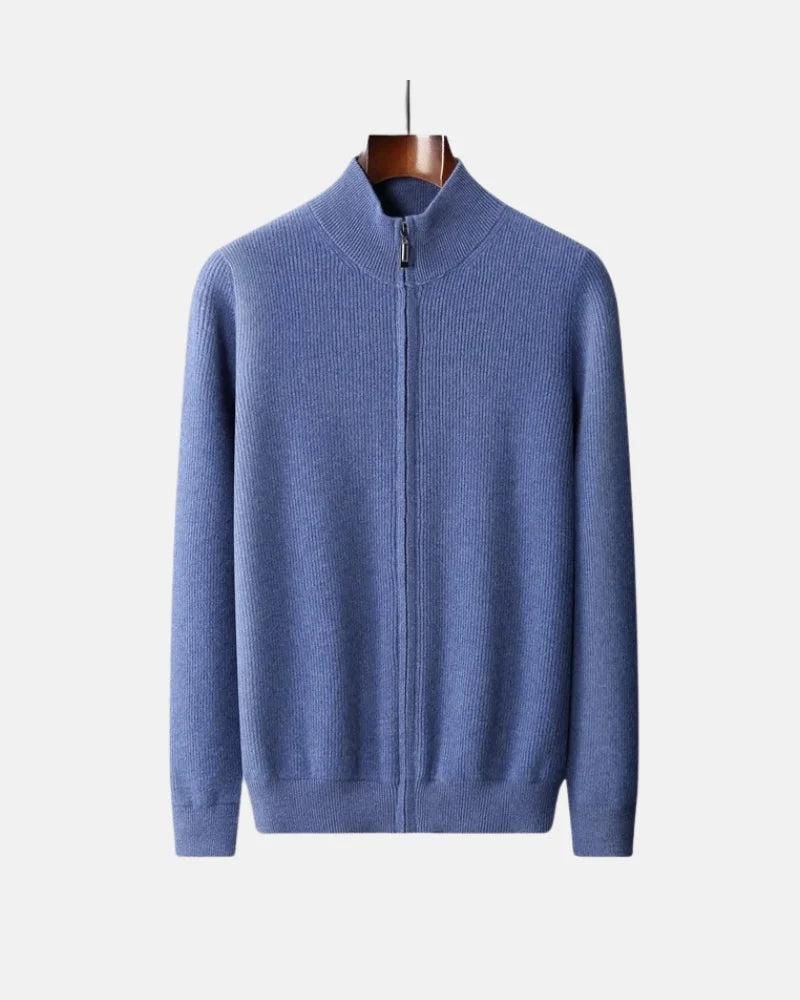 Charles Cashmere Zip Sweater-15553981481333-Nancy & Mae Savannah