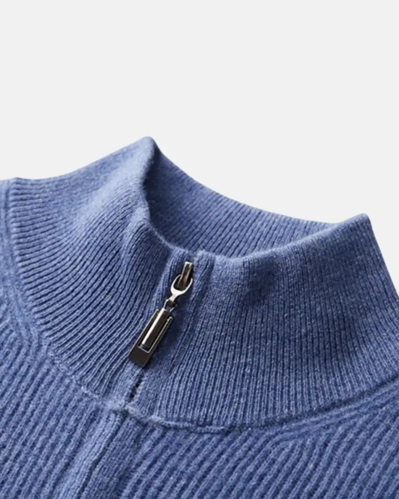 Charles Cashmere Zip Sweater-15553981481333-Nancy & Mae Savannah