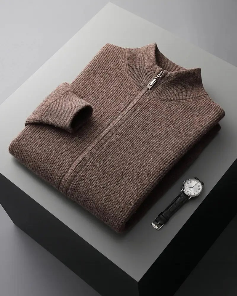 Charles Cashmere Zip Sweater-15553981481333-Nancy & Mae Savannah