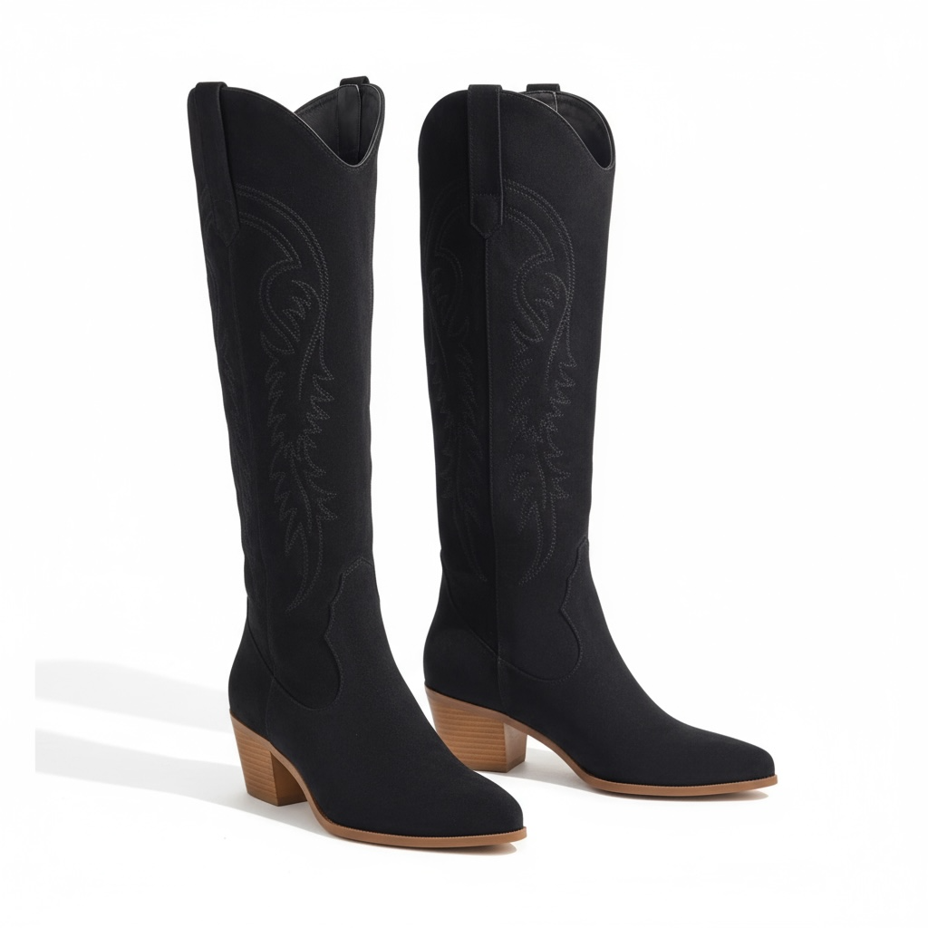 Chelsea - Knee High Cowgirl Boots for Women-15555834577269-Nancy & Mae Savannah