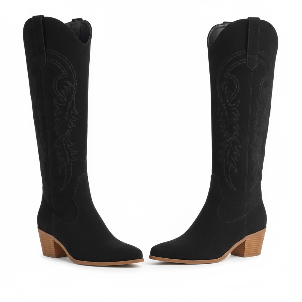 Chelsea - Knee High Cowgirl Boots for Women-15555834577269-Nancy & Mae Savannah