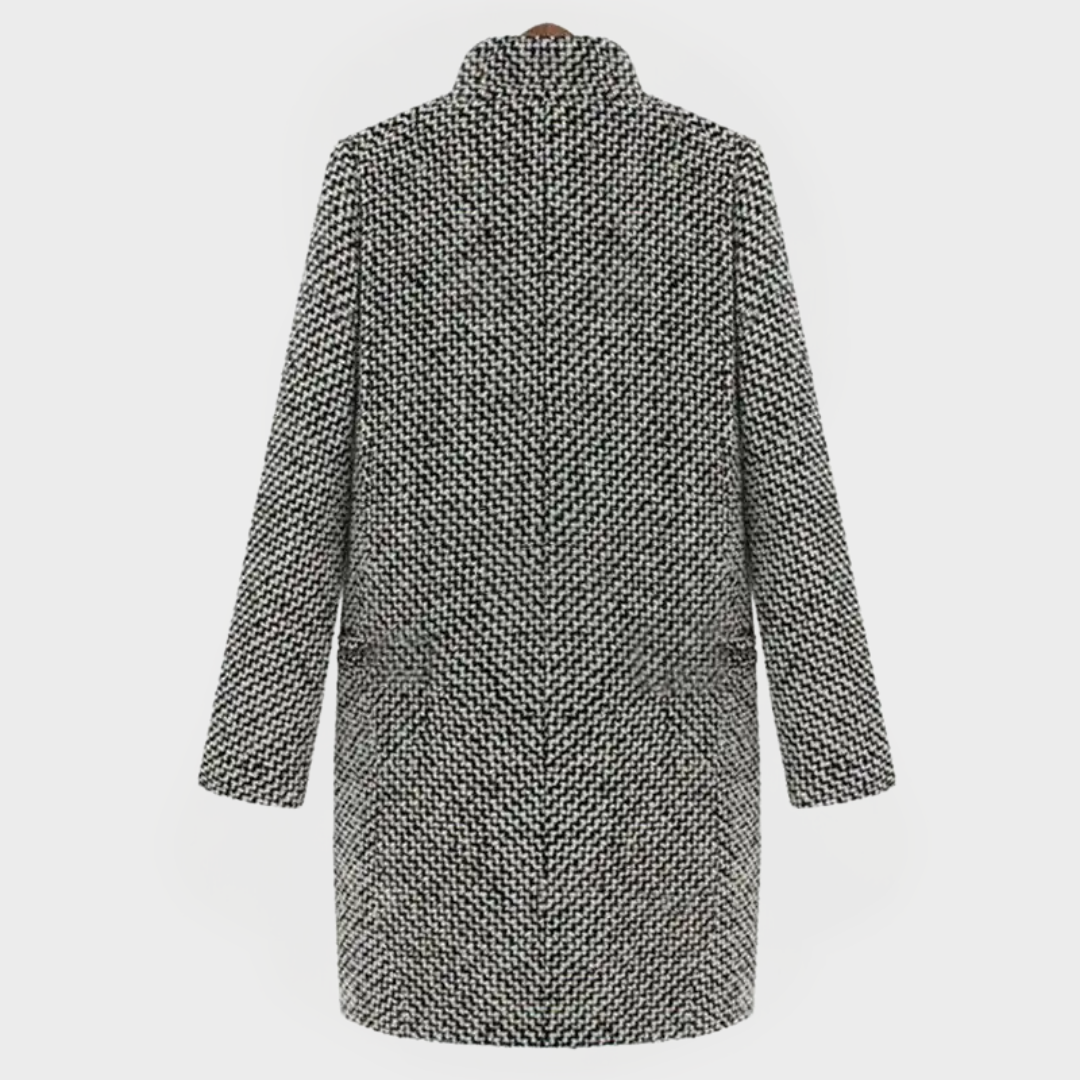 Chelsea - Long checked coat-15547644346741-Mirella Fiore