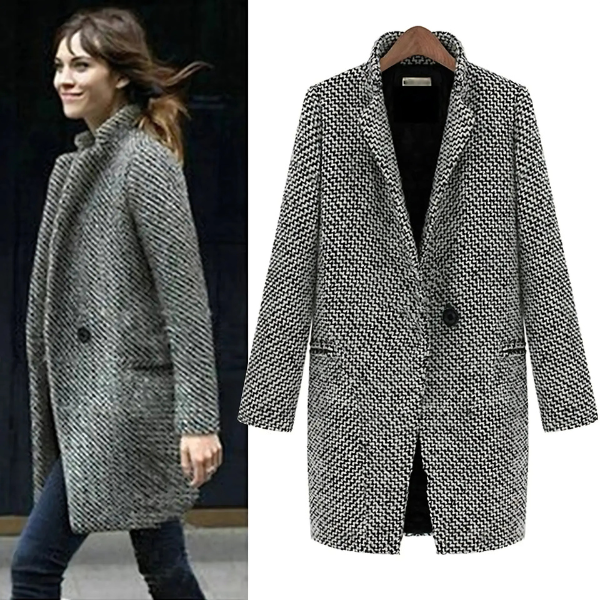 Chelsea - Long checked coat-15547644346741-Mirella Fiore